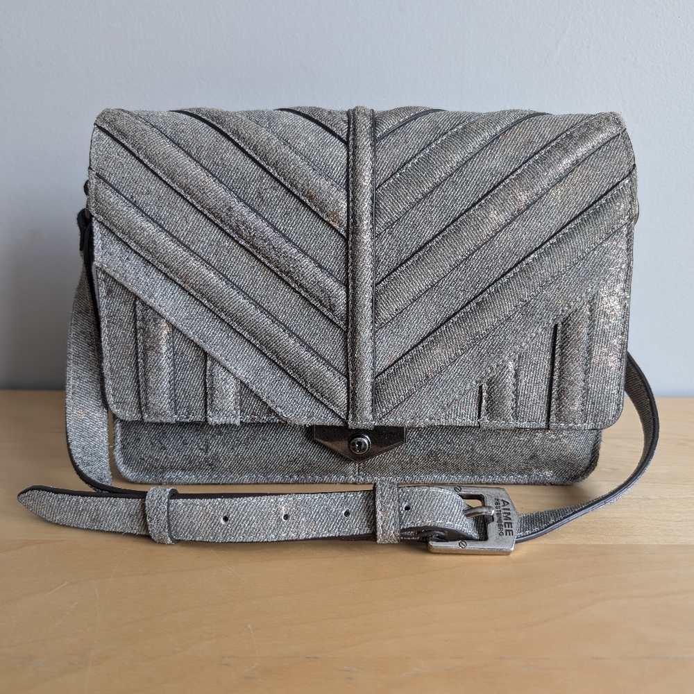 Stylish Gray Crossbody Bag
